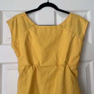 Tulle LA Yellow Retro Midi Dress